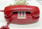 Vintage Red Push Button Princess Phone From The 70 s