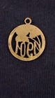 Antique Lucky Four Leaf Clover Charm Pendent Dated 1901 Pan American Expo Ny Vtg