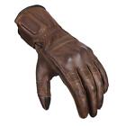 Genuine Leather Motorcycle Gloves With Touch Screen Material On Index Finger