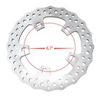 2 Pcs 11 8  Floating Brake Rotors For Harley Prodigy Tomahawk Enforcer Wheels