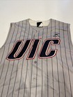 Game Worn Used Jersey Uic Flames Illinois Chicago Baseball Men   s Size 50  52