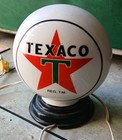 Texaco Star Gasoline Mini Gas Pump Globe America s Favorite Desk Lamp 110v