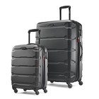 Black - Samsonite Omni Pc Hardside Expandable Luggage With Spinner Wheels 