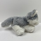 Webkinz Husky Dog 8  Hm120 Plush Stuffed White Gray Puppy Ganz No Code Soft Toy