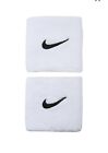 Nike Unisex Swoosh Wristbands Black 2-pack New