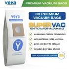30 Pack Type Y Vacuum Bags For Hoover Windtunnel Style Y z 4010100 Vacuum Series