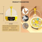 Small Egg Incubator Egg Poultry Hatching Machine Temperature Humidity Control   