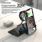 3in 1  Wireless Charging Station For Apple Watch Iphone 15 Pro 15 14 13 12