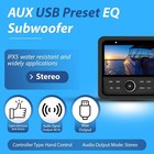 Gravity Marine Stereo Receiver 12v  200w  4 1  Lcd Usb  Sd  Aux  Fm   Bluetooth