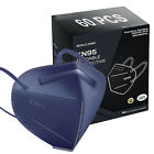 10 30 50 100 Pcs Blue Kn95 Protective 5 Layer Face Mask Disposable Respirator