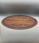 Vintage Burmese Lacquerware 17    Table Mat Charger Court Scenes