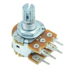 Dual Gang Linear 16mm Stereo Splined Potentiometer Pot - 1k   To 1m  
