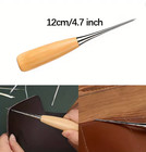 14pcs Leather Sewing Kit With Awl  Needles   Waxed Thread For Beginners - New