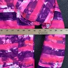 The North Face Hyvent Pink Purple Print Hooded Jacket Women s Large