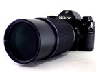 Nikon Em 35mm Film Camera W series E 70-210mm F4 Lens Exc     No Haze From Japan