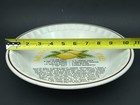 Vtg 10 5  Hankook Lemon Meringue Pie Recipe Ceramic Pie Plate  clean 
