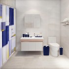 Blue Bathroom Accories Set  Bathroom Sets With Shower Ain 