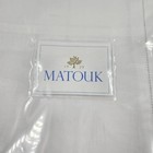 Matouk Roman Linen Hemstitch Euro Sham 27 X 27- Flange White