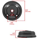 Front Brake Drum W  Shoes Fits Kawasaki 41038-0034 41038-1345 41038-7501