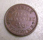 1863 Civil War Store Trade Token J l  Bode Taxidermist Bohemian Glass Ny City