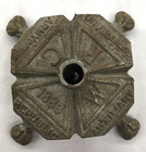 Antique 1883 Wrc Cast Iron Flag Pole Aux To The Grand Republic Womans Corp