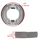 Rear Brake Shoes For Yamaha Ttr225 Tt-r225 1999 2000 2001 2002 2003 2004