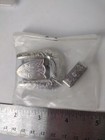 New Vintage 90   s Floral Engraved Belt Buckle Taiwan Roc Silver Tone Nos