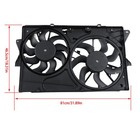 Radiator Cooling Fan Assembly W  Shroud For Ford Explorer 2016-2019 Dg1z8c607d