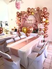 10 Pack Rose Gold Satin Table Runner 12 X 108 Inches Wedding Party Banquet