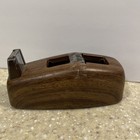 Vintage 3m Scotch Brand C-21 Executive Tape Dispenser - Faux Wood Grain