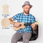 Build Your Own 21inch Soprano Ukulele Kit With 33 Diy Project Pieces