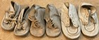 Vintage Leather Wee Walker Baby Shoes 3 Pair