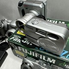 Lot Of 12 Digital Cameras And 1 Film Camera Canon Nikon Olympus Sony Kodak Fuji