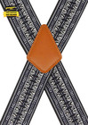 Men s Suspenders X Back 2 Inches Wide With Extra Heavy Clips Adjustable Braces F