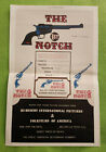  the 1st Notch  Original Movie Press Book 1973  uncut 