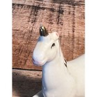 Vtg Porcelain Hand Painted Unicorn Figurine Home Decor