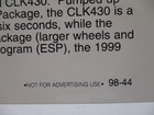 1999 Mercedes-benz Clk430 Coupe Press Release Color Photo Original