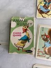 Vintage 1940s-1950s Whitman Animal Rummy Card Game 4112 Complete  Original Box 