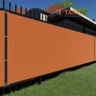 12  Privacy Screen Fence Heavy Duty Orange Mesh Shade Net Cover Wall Garden Yard