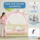 Crib Tent - Crib Net To Keep Baby In - Stop Baby From Climbing Out Of Crib  P   