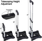Sutekus Folding Hand Truck And Dolly 110-lbs Lightweight Portable Luggage Cart F