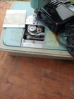 Vintage Singer Sewing Machine Blue 327k With Case