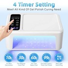 480w Uv Led Lamp For Nails 108 Leds Nail Dryer Red Light Lamp 4 Timer Settings