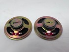 Lot Of  2   Round Paper Cone Magnetic Speakers 3  Inch 8  2w Fast Free Shipping 
