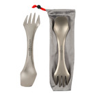 100  Titanium 2-pack 3-in-1 Spork Spoon Ultralight Backpacking Camping