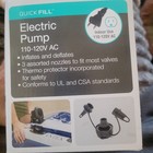 Intex Quick Fill Electric Air Pump 110-120v Ac Inflates   Deflates Mattress New