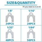 152 Pieces Auto Alignment Body Shims 1 16  1 64  1 32  1 8  Car Alignment   