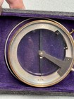 Rare Antique Meridian Finder Miners Compass Brass Nice With Original Case