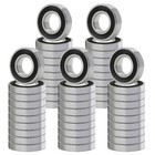 6304-2rs Ball Bearing 20x52x15mm 6304 2rs Rubber Sealed  qty 50 