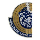 New Worldwide Kenpo Karate Association Patch Blue Gold Martial Arts Tiger Nos